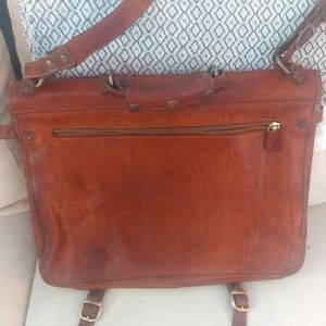 I Medici Italian Leather Briefcase